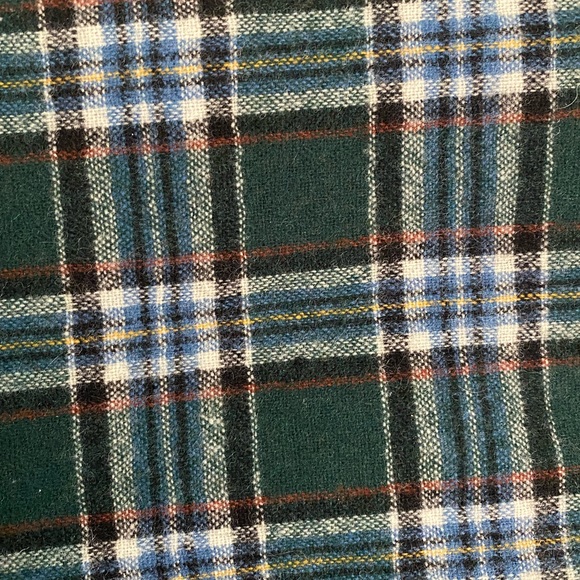 Wool Fabric Green Plaid 146x60” - Picture 2 of 3